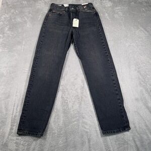 Levi's Premium 501 '81 Jeans Womens 25x29 Black High Rise Straight Leg Denim NWT